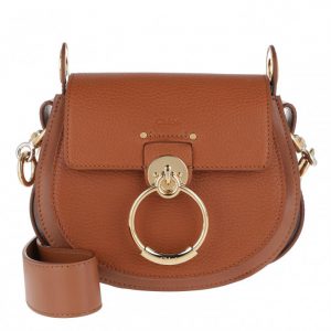 CHLOÉ Drew Shoulder Bag Leather Caramel