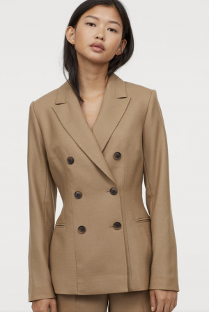 Taillierter Blazer aus Wolle