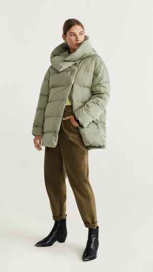 Stepp-Anorak mit Kapuze