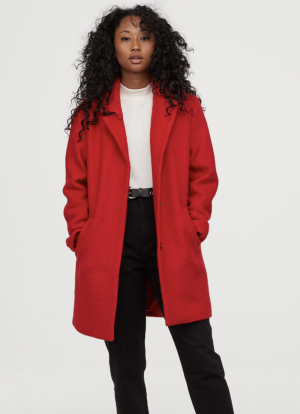 Mantel aus Wollmischung