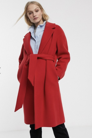 Whistles – Magdelina – Gewickelter Mantel mit Gürtel