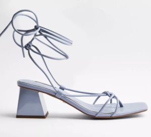 Topshop Blaue NIKITA Riemchensandalen