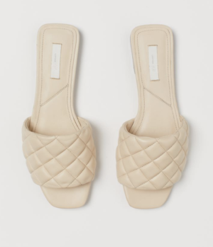 Pantoletten aus Leder