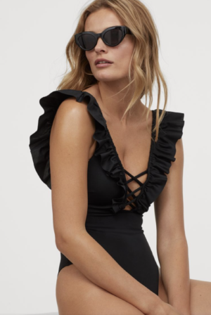 Badeanzug mit wattierten Cups