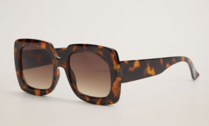 Oversize Sonnenbrille aus Schildplatt