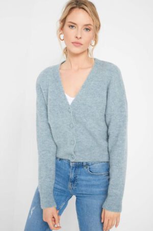 Cardigan mit Wollanteil