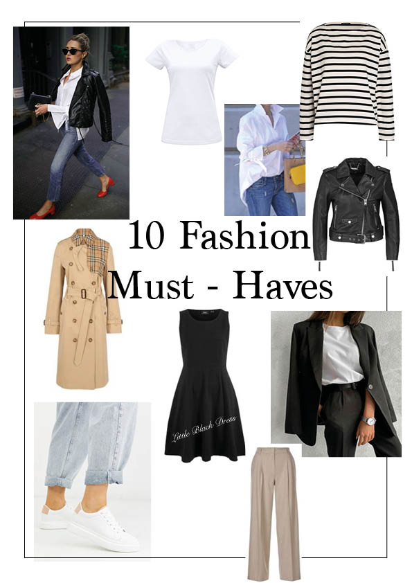 Mode – Basics: 10 Must -Haves für deinen Kleiderschrank